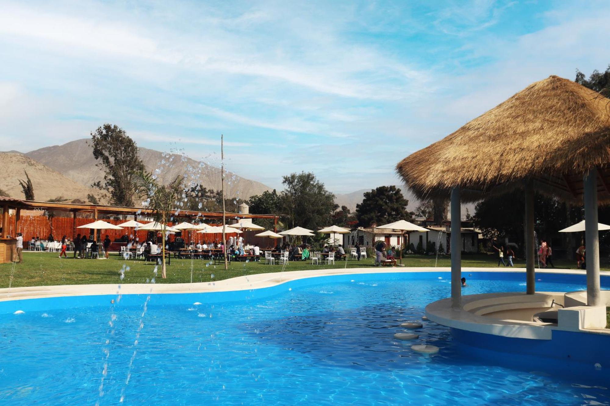 Los Andes - Restaurant & Bungalows Cieneguilla Eksteriør billede