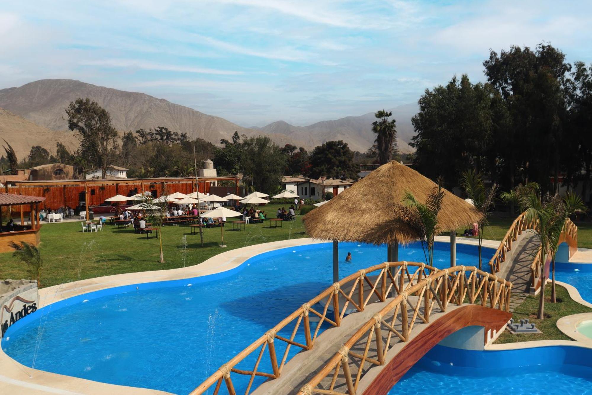 Los Andes - Restaurant & Bungalows Cieneguilla Eksteriør billede