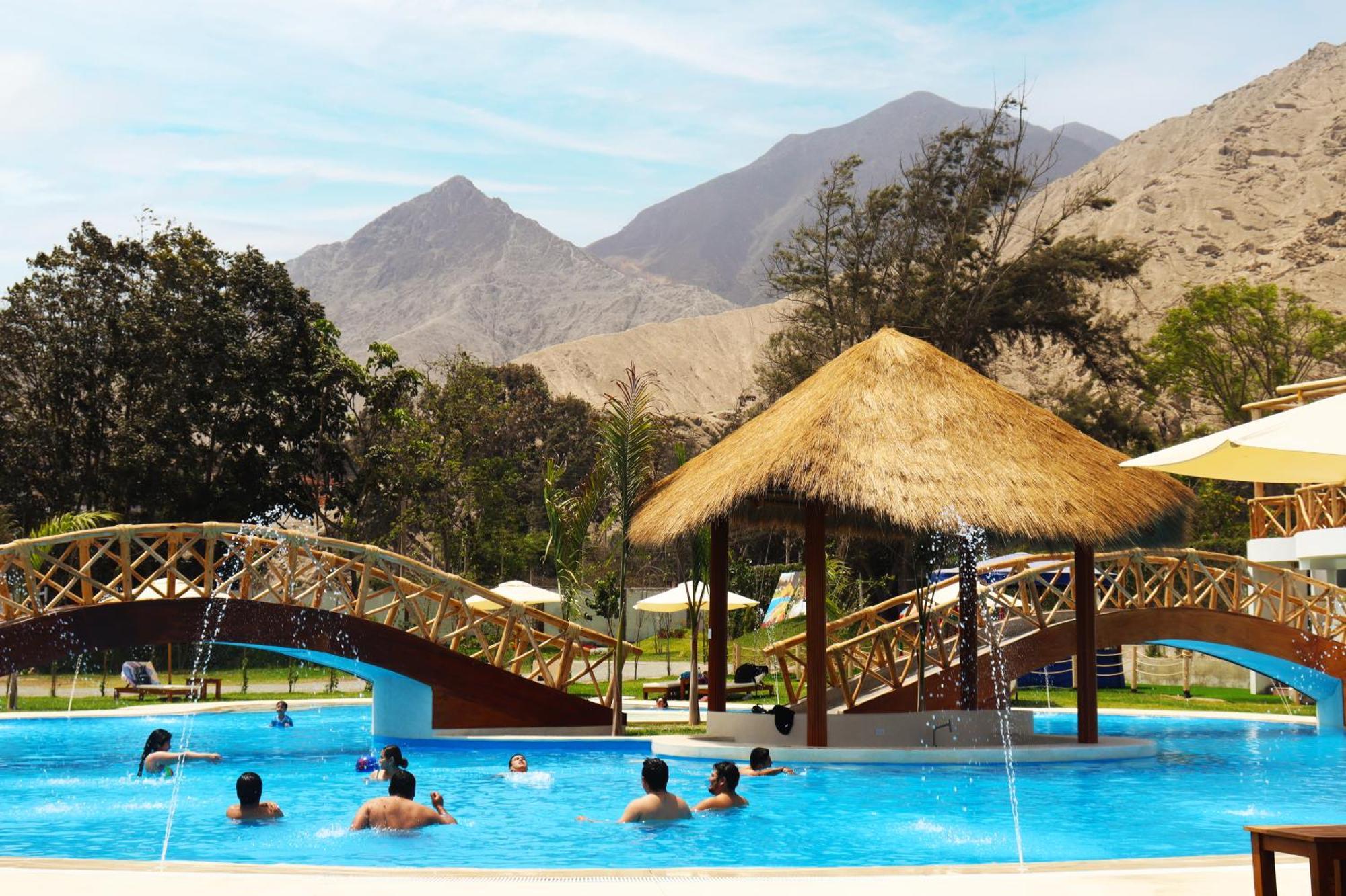 Los Andes - Restaurant & Bungalows Cieneguilla Eksteriør billede